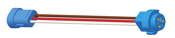 Grote Industries - 66830 – Adapter Plug, 6″ Long, Female Pin to Male Pin Termination