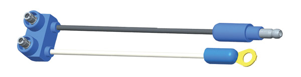 Grote Industries - 66840 – Sealed Marker Light Pigtail, Single Seal, 6″ Long, Chassis Ground, Standard .180 Male