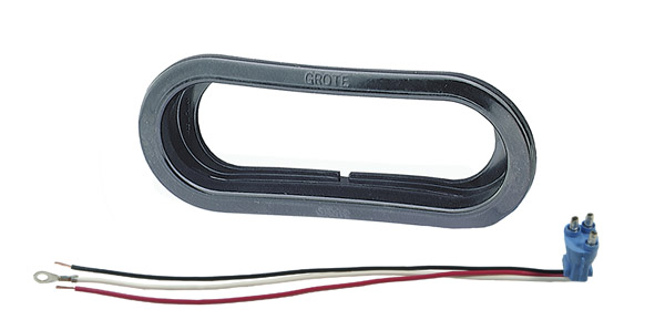 Grote Industries - 67151 – Grommet For 6″ Oval Lights, Open Grommet, Kit (92420 + 67000)