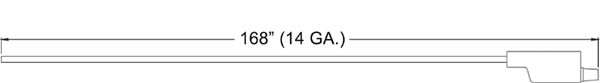 Grote Industries - 67303 – Slim-Line Under Light Females (Cut-To-Fit®), 14 Gauge, 14′ (168″) Length