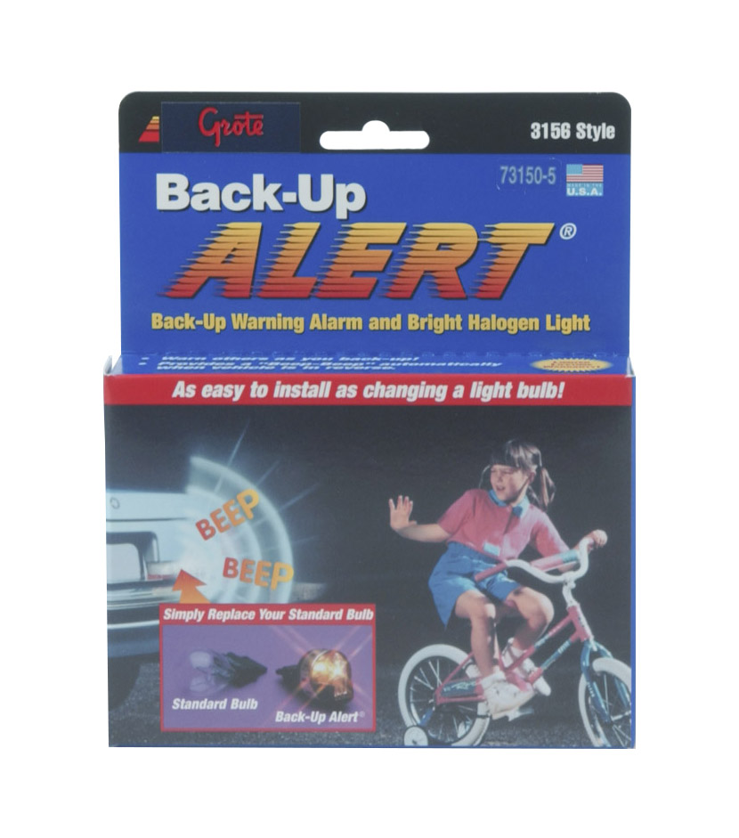 Grote Industries - 73150-5 – Beeping Backup Halogen Bulb, Wedge Base, Retail Pack
