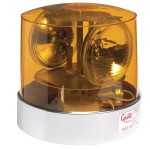 76223 - Two Sealed-Beam Roto-Beacon, Yellow, 12 Volt