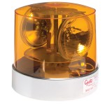 yellow 24 volt two sealed beam roto beacon