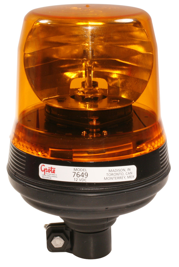 Grote Industries - 76493 - Luz estroboscópica silenciosa de perfil bajo, amarillo