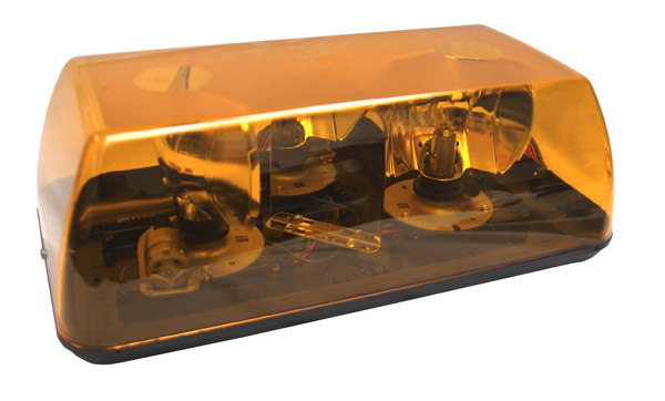 Grote Industries - 77163 – 15″ Rotating Mini-Light Bar Belt Drive, Yellow