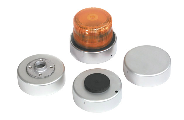 Grote Industries - 77503 – J-Bolt Mounting Strobe Light,, Low-Profile Yellow