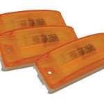 Sealed Turtleback® II Clearance Marker Light abs optic bulk yellow
