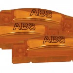 supernova thin line led clearance marker light abs yellow bulk