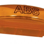 supernova thin line led clearance marker light abs yellow