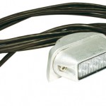 Luz LED de quitanieves con forma de alerón