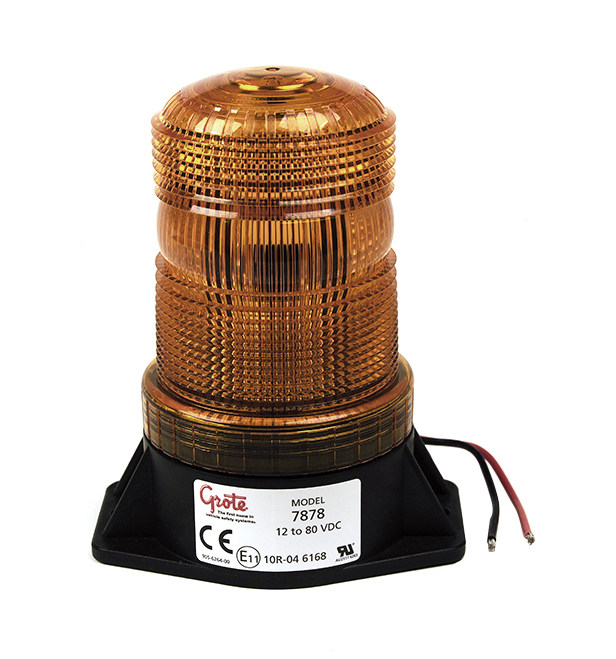 Grote Industries - 78783 – LED Material Handling Beacon, Low Intensity, Amber