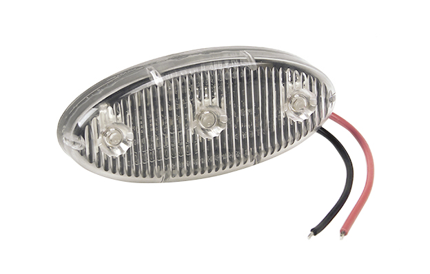Grote Industries - 78813 – Self-Adhesive LED Auxiliary Light, Amber Oval