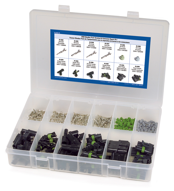 Grote Industries - 83-6536 – OEM Repair Kit, “Weather Pack” Terminal & Connector