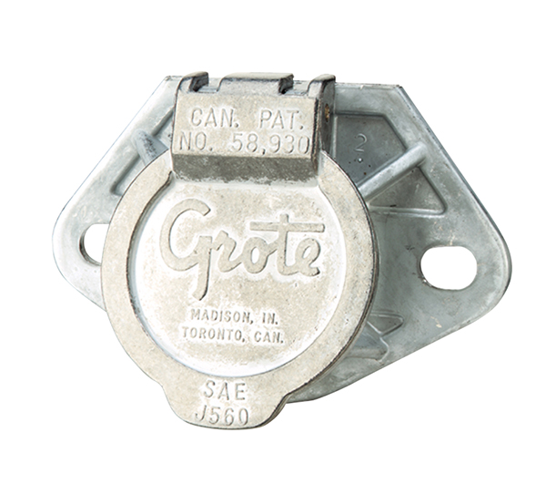 Grote Industries - 87270 – Ultra-Pin Receptacle Two-Hole Mount, Receptacle w/ Terminal Kit, Split Pin