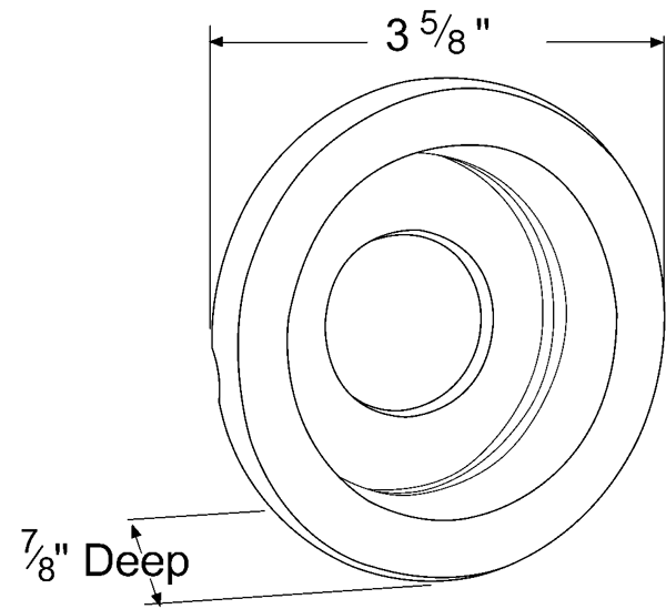 Grote Industries - 91410 – 3″ Hole Grommet, Open Grommet