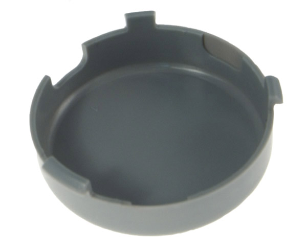 Grote Industries - 93670 – Theft-Resistant Mounting Flange & Pigtail Retention Cap For 2 1/2″ Round Lights, Cap, Gray