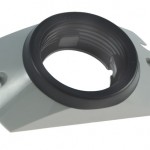 Mounting Bracket With Grommet For 2 1/2