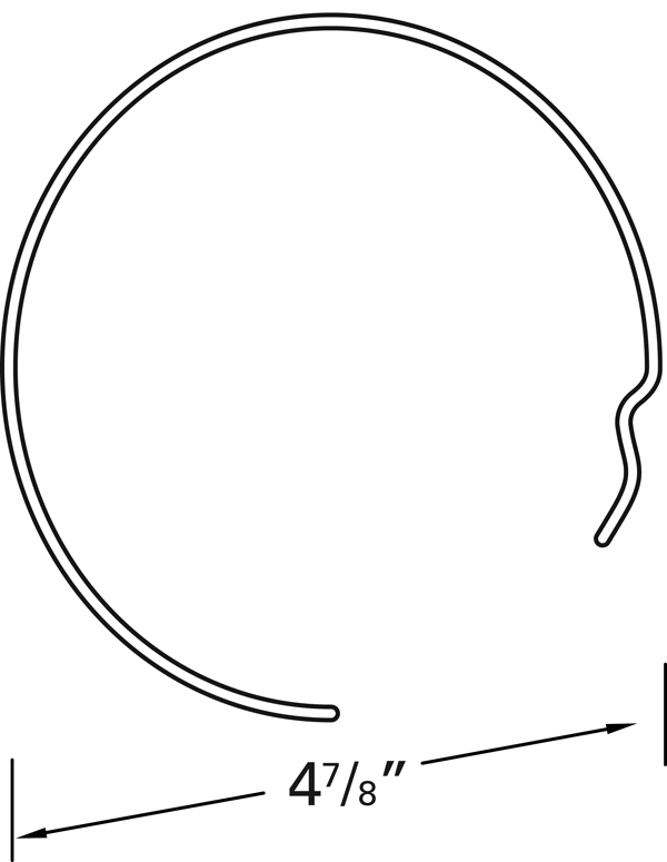 Grote Industries - 99593 – Snap Ring For 4″ Round Lights, Use w/ 50222 & 50352