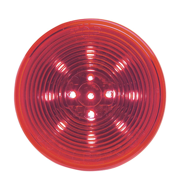 Grote Industries - G1032 – Hi Count® 2 1/2″ LED Clearance Marker Light, Optic, Red