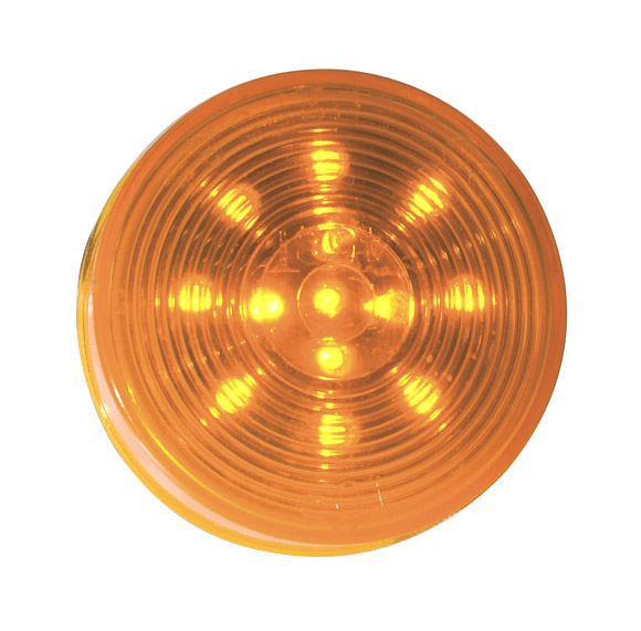 Grote Industries - G1033 – Hi Count® 2 1/2″ LED Clearance Marker Light, Optic, Yellow