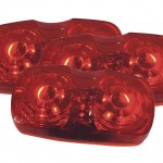 hi count square corner 13 diode led clearance marker light red bulk