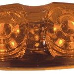 hi count square corner 13 diode led clearance marker light yellow