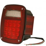 led stop tail turn light with side marker