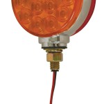 4 hi count double face led light red yellow
