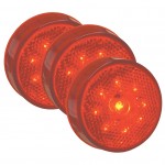 hi count 2 1/2 led clearance marker light red bulk