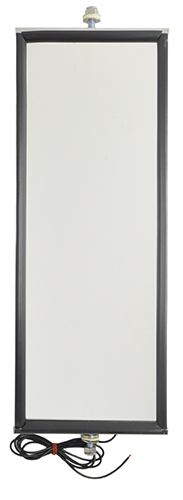 Grote Industries - 16063 – West Coast Mirror with Clearance Light, 6″ x 16″ Mirror, Stainless Steel