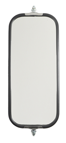 Grote Industries - 16093 – OEM-Style Flat Ribbed-Back West Coast Mirror, Stainless Steel