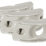 Surface Mount Bracket For MicroNova® Or MicroNova® Dot, Oval Mini Marker, Gray, Bulk Pack