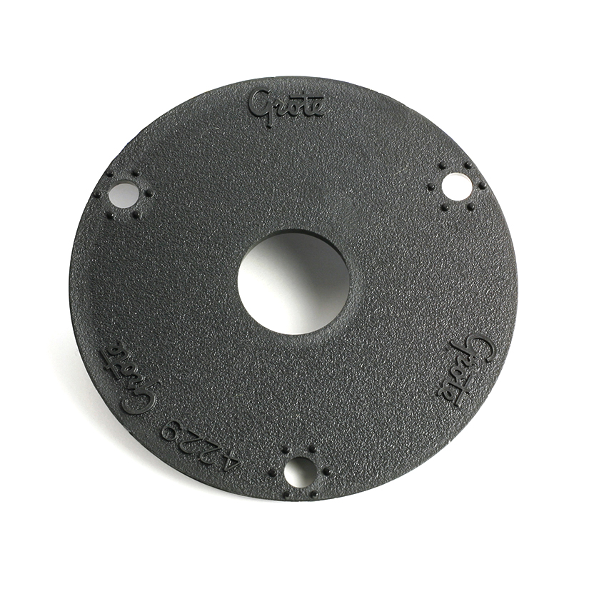 Grote Industries - 42292 – MicroNova® DOT Round Adapter Bracket, 3″ Flange Adapter