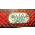 six inch oval LED stop tail turn with back up light