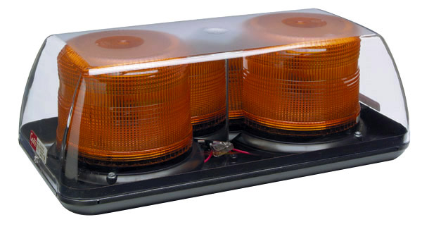 Grote Industries - 77703 – Medium Profile Mini-Bar Strobe, Yellow