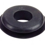 Seals, Rubber, Double Lip, Black, 100pk