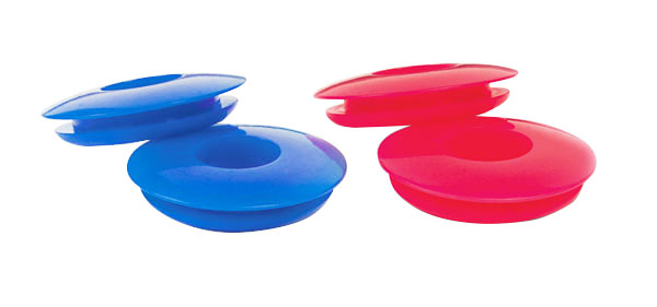 Grote Industries - 81-0111 – Seals, Polyurethane, Large Face, Red & Blue, 4pk