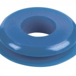 Seals, Polyurethane, Small Face, Blue, 100pk