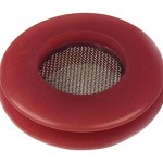 Polyurethane seal with built in filter screen