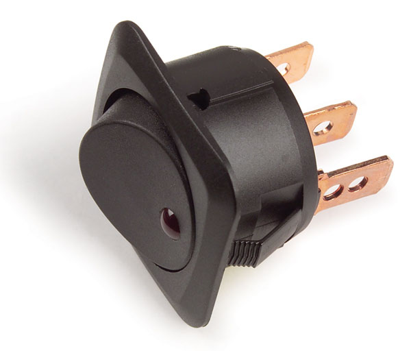 Grote Industries - 82-2132 – LED Rocker Switch, On/Off, 25A, Green