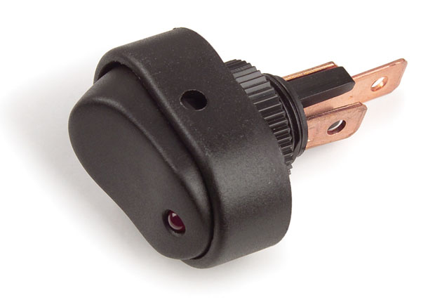 Grote Industries - 82-2137 – LED Rocker Switch, On/Off, 30A, Blue