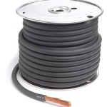 Black 50' Battery 3/0 Gauge Cable
