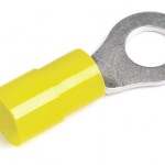 Nylon Ring Terminals, 12 - 10 Gauge, #8 - 10 Stud Size, 15pk