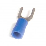 Vinyl Spade Terminals, 16 - 14 Gauge, #8 - 10 Stud Size, 15pk