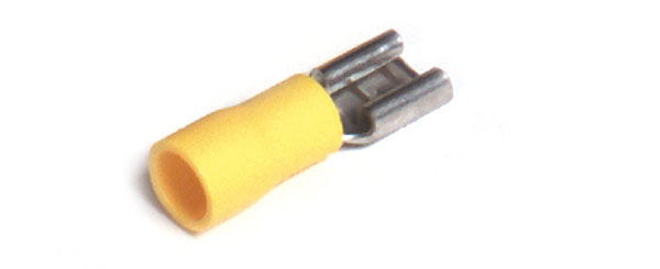 Grote Industries - 84-2587 – Vinyl Quick Disconnects, 12 – 10 Gauge, .250″ Size, Female, 15pk