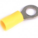 Vinyl Ring Terminal, 4 Gauge, 1/4