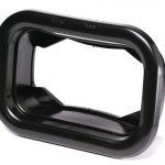 Grommet For Rectangular Lights, Mounting Grommet, Black