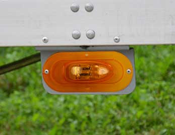 Grote Clearance Marker Light on Heavy Duty Trailer