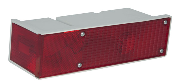 Grote Industries - 52372 – Large Wrap-Around 5 Function Rear Light, RH, Red