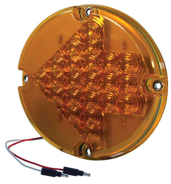 Grote Industries - 53883 – 7″ LED Arrow Turn Light, Yellow